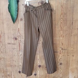 Vintage high waisted rusted brown slacks size